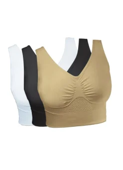 Damen BADER Dreierpack Sport-BH „Sporty“
