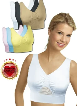 Damen BADER Dreierpack Sport-BH „Sporty“