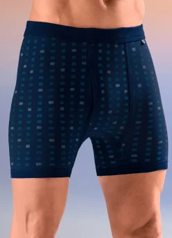 Herren BIO BY PFEILRING Dreierpack Unterhosen mit Alloverdessin