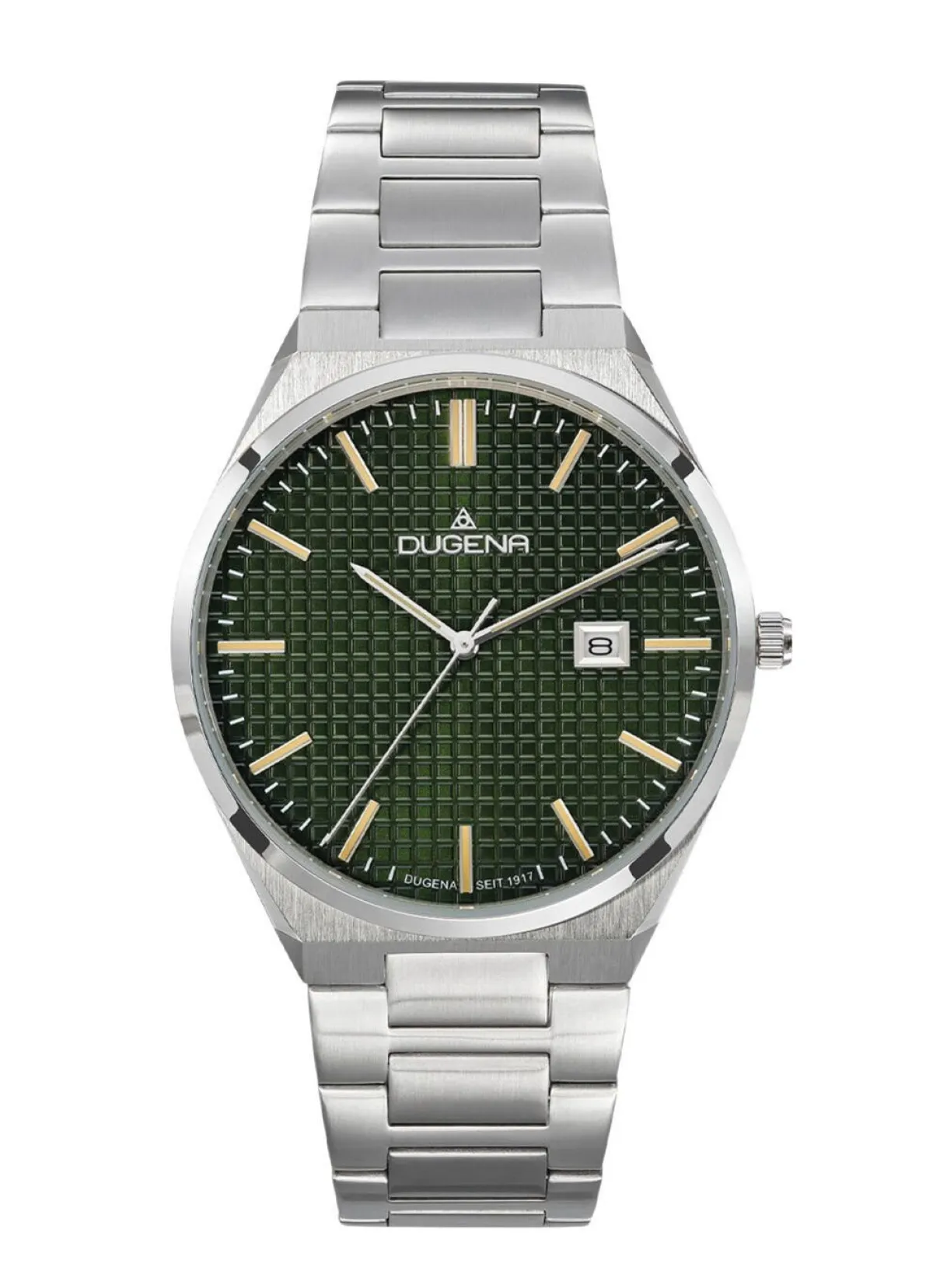 Herren DUGENA -Quartz-Herrenuhr mit Edelstahlbandgehäuse