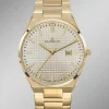 Herren DUGENA -Quartz-Herrenuhr mit Edelstahlbandgehäuse