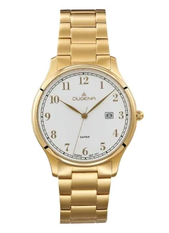 Herren DUGENA -Quartz-Herrenuhr mit Edelstahlbandgehäuse