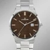 Herren DUGENA -Quartz-Herrenuhr mit Edelstahlbandgehäuse