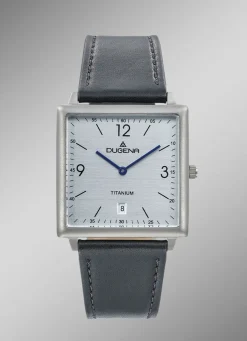 Herren DUGENA -Quartz-Herrenuhr mit Titangehäuse