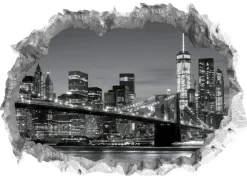 BADER 3D-Wand-Tattoo New York mit beeindruckendem 3D-Effekt