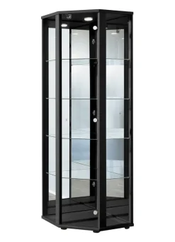 BADER Eck-Vitrine mit LED-Beleuchtung