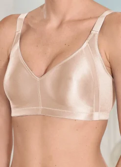 Damen BADER Edel glänzender Naturana BH