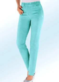 Damen ASCARI Edle Hose mit funkelnden Glitzersteinchen