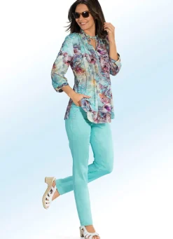 Damen ASCARI Edle Hose mit funkelnden Glitzersteinchen
