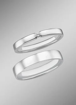 Damen BADER Edler Trauring in Platin