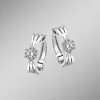 Damen BADER Elegante Creolen mit synth. Zirkonia