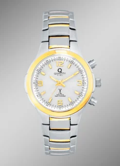 Damen QUALITY TIME Elegante Funk-Solar-Damenuhr der Marke