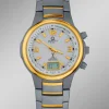 Herren QUALITY TIME Elegante Funk-Solar-Herrenuhr der Marke