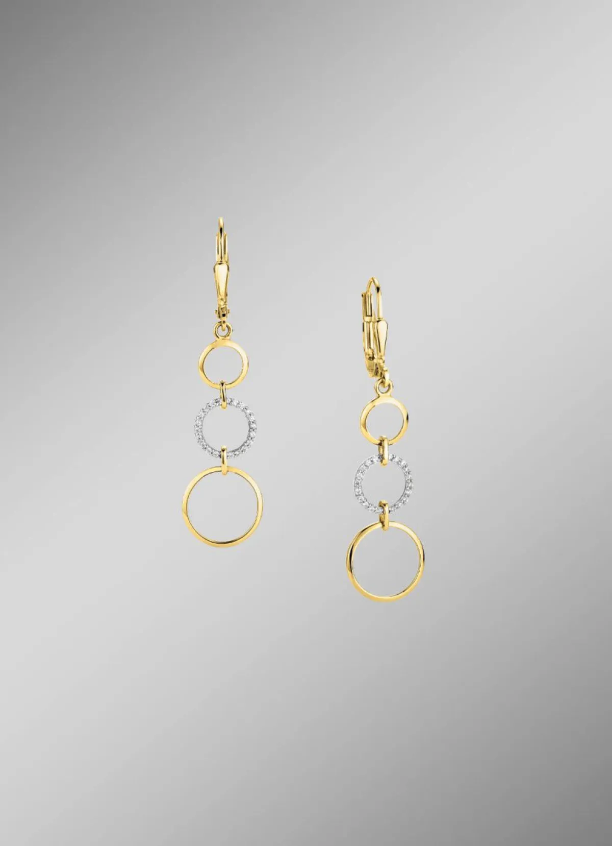 Damen BADER Elegante Kreationen: Ohrringe mit synth. Zirkonia