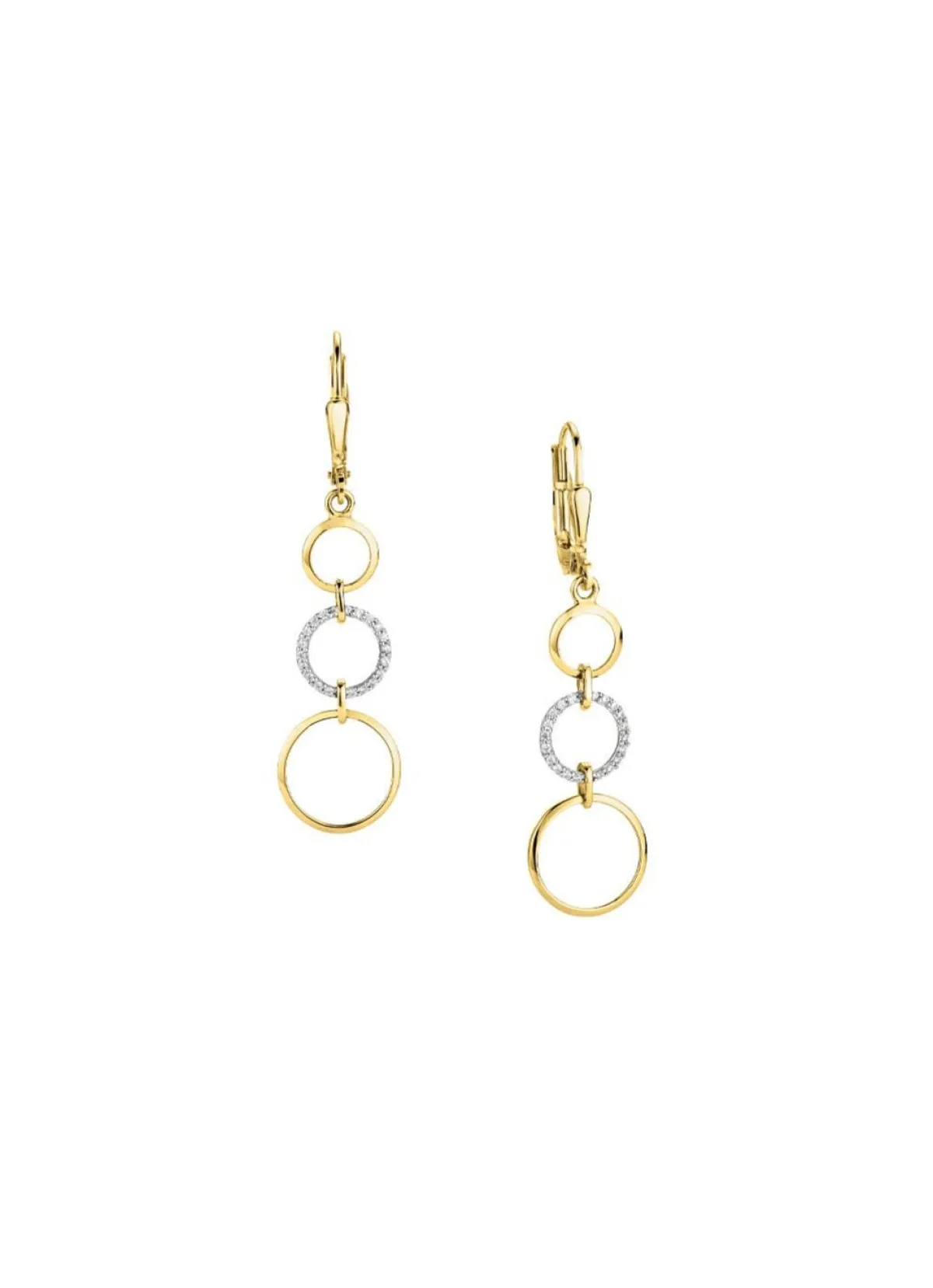 Damen BADER Elegante Kreationen: Ohrringe mit synth. Zirkonia