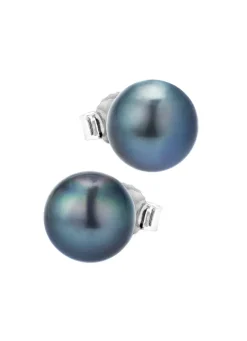 Damen BADER Elegante Ohrstecker mit Tahiti-Zuchtperlen