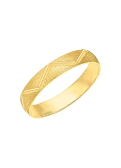 Damen BADER Eleganter Partnerring in vergoldetem Silber 925/- fein