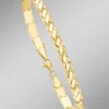 Damen BADER Elegantes, glänzendes Armband mit Karabiner