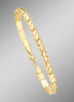 Damen BADER Elegantes, glänzendes Armband mit Karabiner