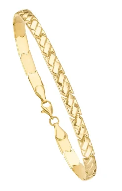 Damen BADER Elegantes, glänzendes Armband mit Karabiner