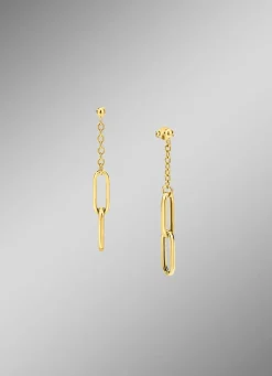 Damen BADER Eleganz in Bewegung: Ohrstecker aus feinem Gold