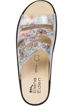 Damen ELENA EDEN , bequeme Damen-Pantoletten, Weite H, mit herausnehmbarem Fußbett