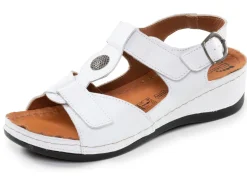Damen ELENA EDEN , bequeme Damen-Sandalen, Weite G, mit Klettverschluss