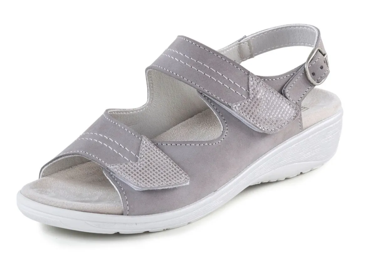 Damen ELENA EDEN , bequeme Damen-Sandalen, Weite G, mit herausnehmbarem Fußbett