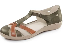 Damen ELENA EDEN , bequeme Damen-Sandalen, Weite H, mit Klettspange
