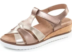 Damen ELENA EDEN , bequeme Damen-Sandalen, Weite H, mit herausnehmbarem Fußbett
