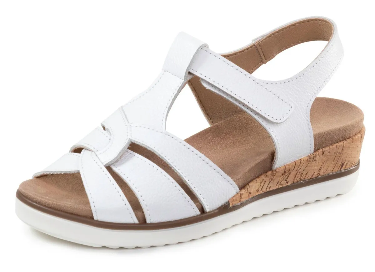 Damen ELENA EDEN , bequeme Damen-Sandalen, Weite H, mit herausnehmbarem Fußbett