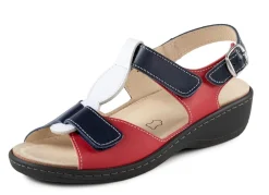 Damen ELENA EDEN , bequeme Damen-Sandalen, Weite H, mit herausnehmbarem Fußbett