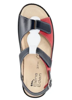 Damen ELENA EDEN , bequeme Damen-Sandalen, Weite H, mit herausnehmbarem Fußbett