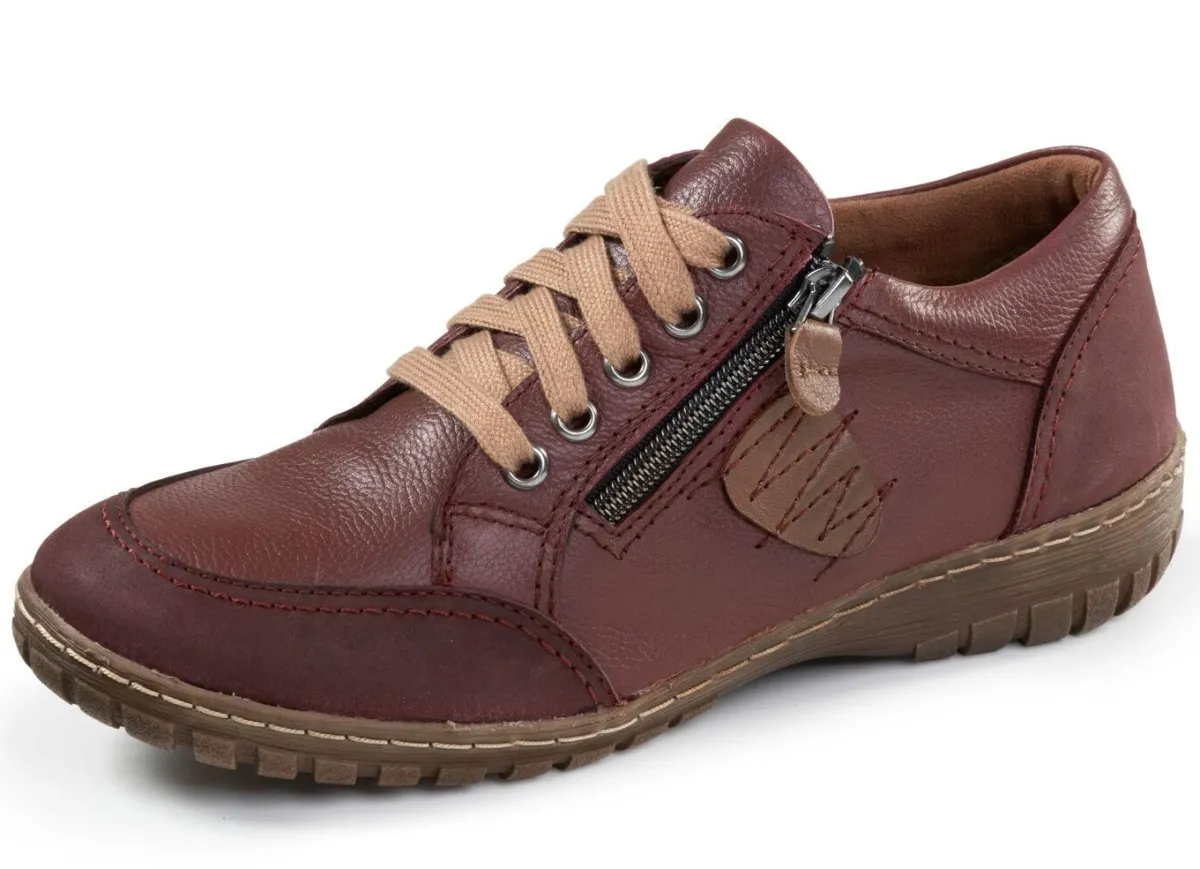 Damen ELENA EDEN , bequeme Damen-Schnürschuhe, Weite G, mit herausnehmbarem Fußbett