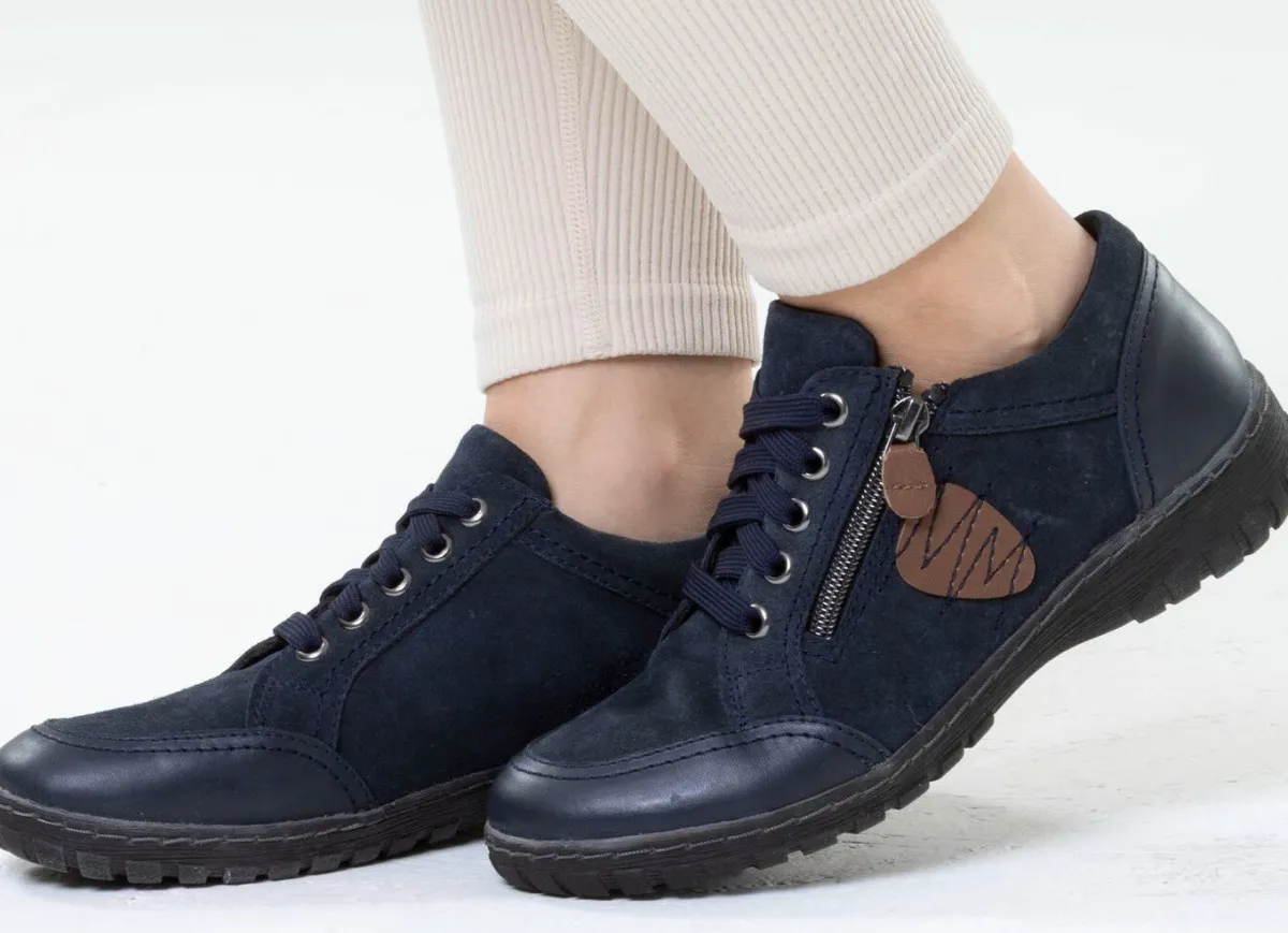 Damen ELENA EDEN , bequeme Damen-Schnürschuhe, Weite G, mit herausnehmbarem Fußbett