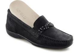 Damen ELENA EDEN , bequeme Damen-Slipper, Weite H, mit herausnehmbarem Fußbett