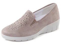 Damen ELENA EDEN , bequeme Damen-Slipper, Weite H, mit herausnehmbarem Fußbett