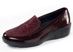 Damen ELENA EDEN , bequeme Damen-Slipper, Weite H, mit herausnehmbarem Fußbett