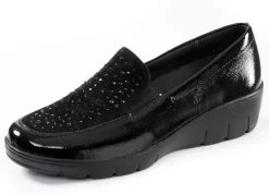Damen ELENA EDEN , bequeme Damen-Slipper, Weite H, mit herausnehmbarem Fußbett