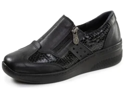 Damen ELENA EDEN , bequeme Damen-Slipper, Weite H, mit herausnehmbarem Fußbett