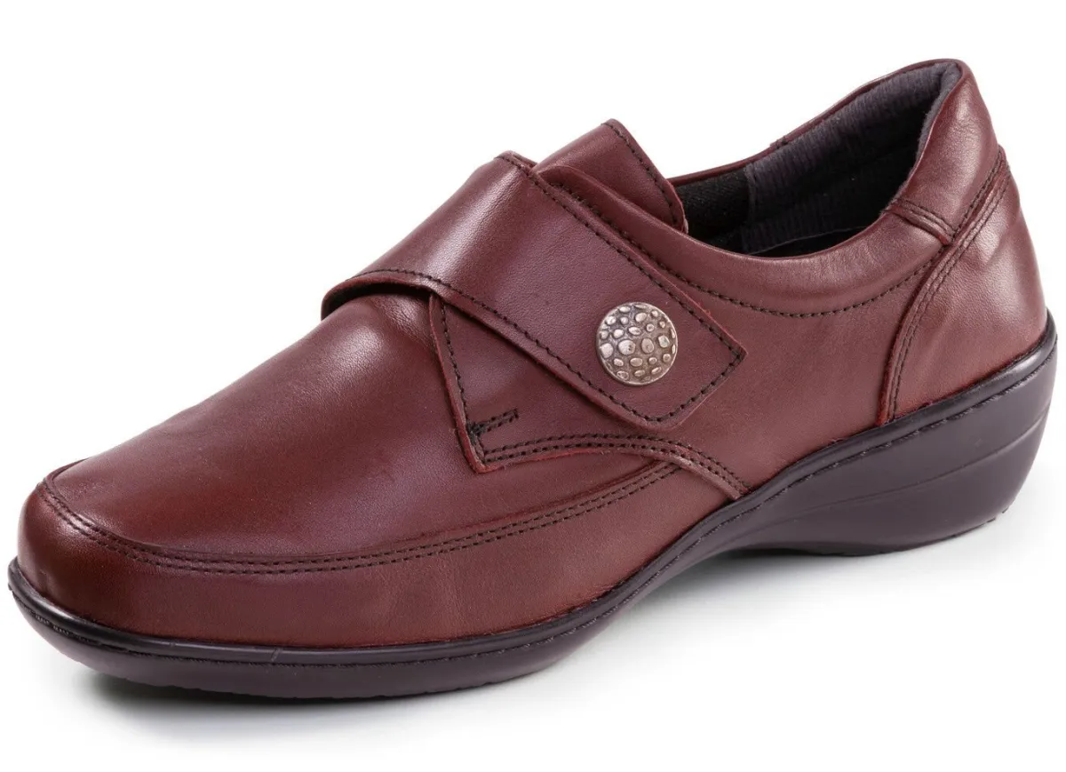 Damen ELENA EDEN , bequeme Damen-Slipper, WeiteH, mit herausnehmbarem Fußbett