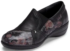 Damen ELENA EDEN , bequeme Damen-Slipper, Weite H, mit herausnehmbarem Fußbett