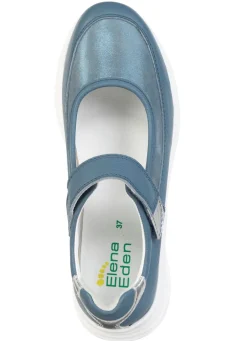 Damen ELENA EDEN , bequeme Damen-Spangenschuhe, Weite H, mit herausnehmbarem Fußbett
