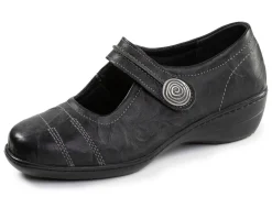 Damen ELENA EDEN , bequeme Damen-Spangenschuhe, Weite H, mit herausnehmbarem Fußbett
