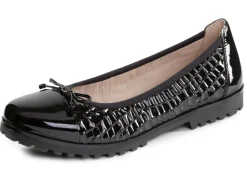 Damen ELENA EDEN , elegante Damen-Ballerinas, Weite G, mit Gummizug