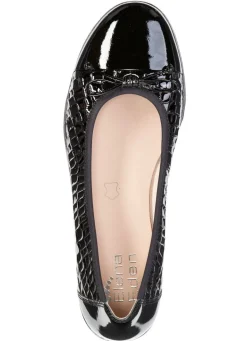Damen ELENA EDEN , elegante Damen-Ballerinas, Weite G, mit Gummizug