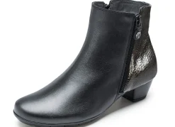 Damen ELENA EDEN , elegante Damen-Stiefeletten, Weite G, mit herausnehmbarem Fußbett