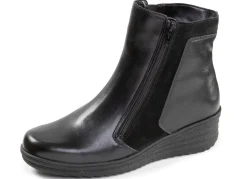Damen ELENA EDEN , gefütterte Damen-Stiefeletten, Winterschuhe, Weite H, mit Lammfell