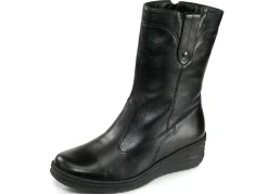 Damen ELENA EDEN , gefütterte Damen-Stiefel, Winterschuhe, Weite H, mit Lammfell