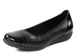 Damen BADER ELENA EDEN, klassische Damen-Ballerinas, Weite G, mit herausnehmbarem Fußbett